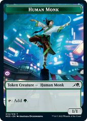 Human Monk Token - Foil
